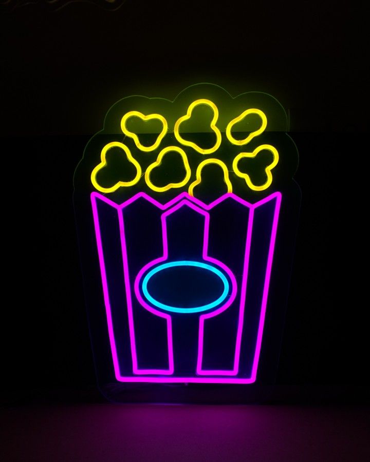 Popcorn Neon Sign