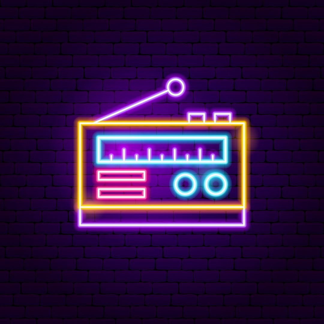 Radio Neon Sign