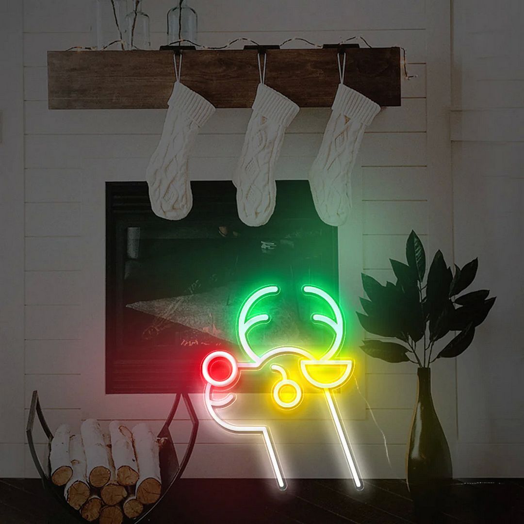 Reindeer Neon Sign