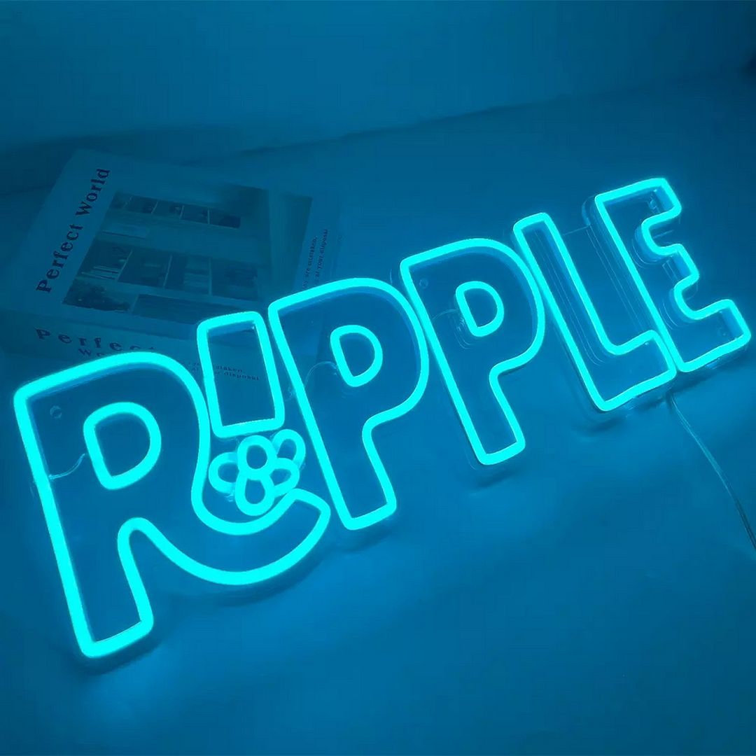 Custom Made Neon Signs, Ripple Neon Sign, LED Business Sign AOOS Custom
