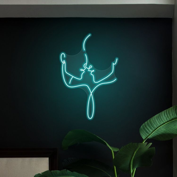 Custom Made Neon Signs, Romantic Couple in Love Neon Sign, LED Business ...