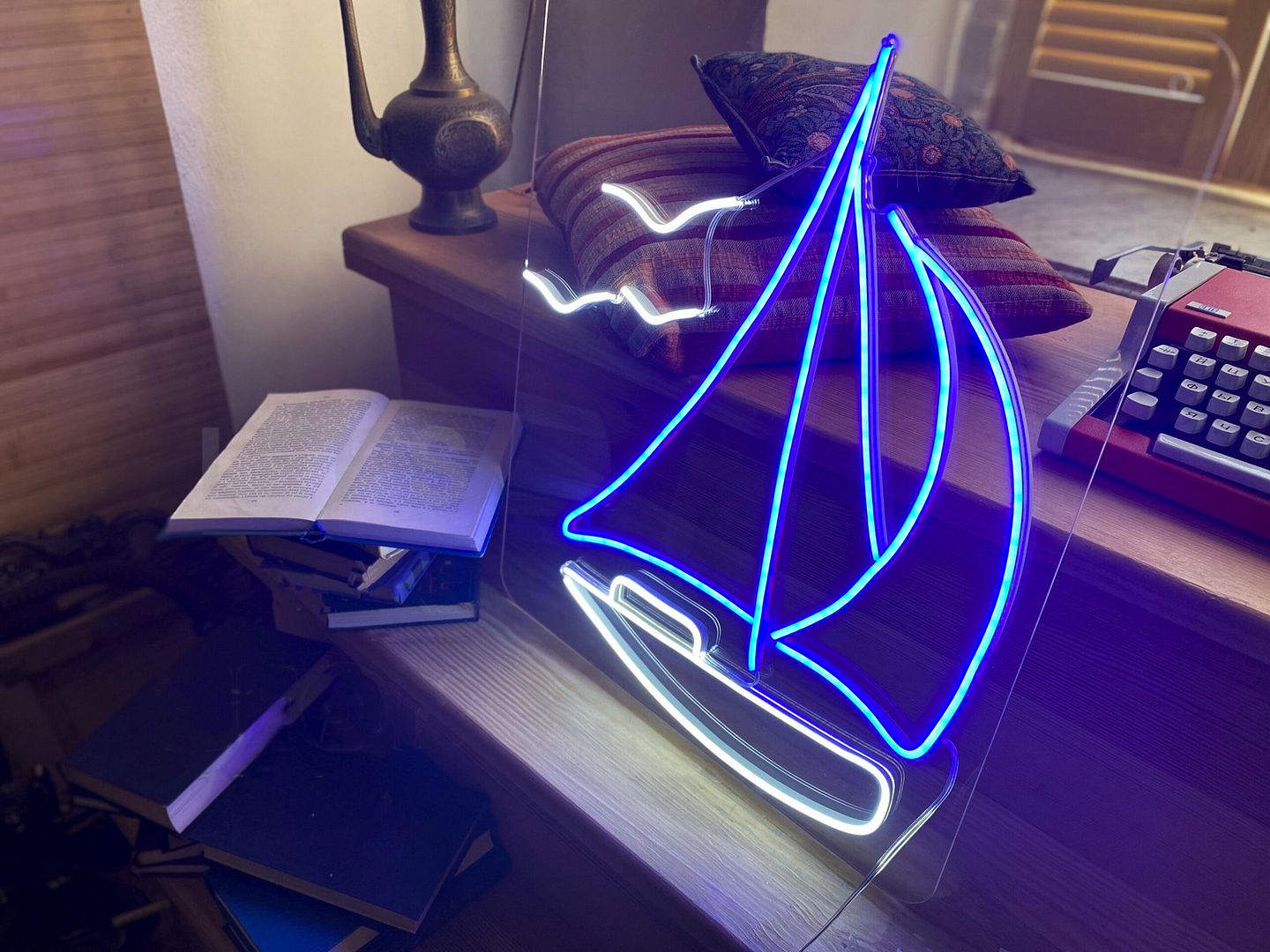 Sailing Boat Neon Sign