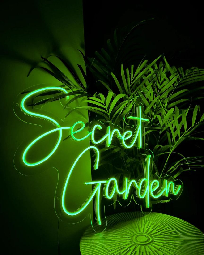 Secret Garden Neon Sign