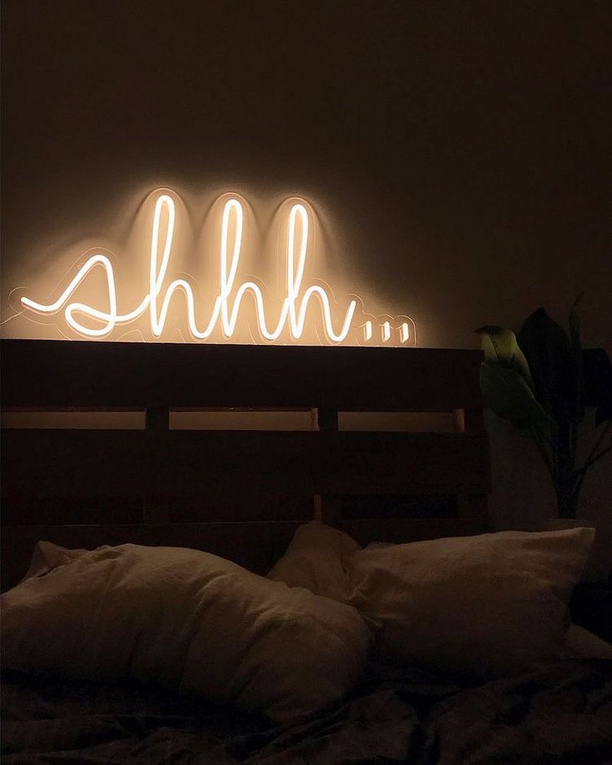 Shhh Neon Sign