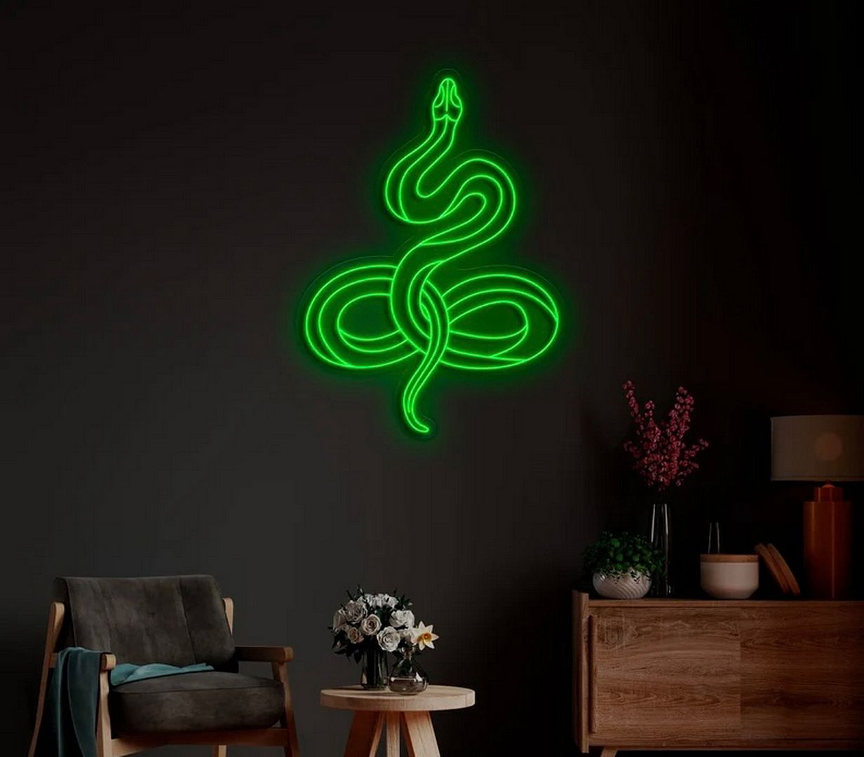 Snake Neon Sign