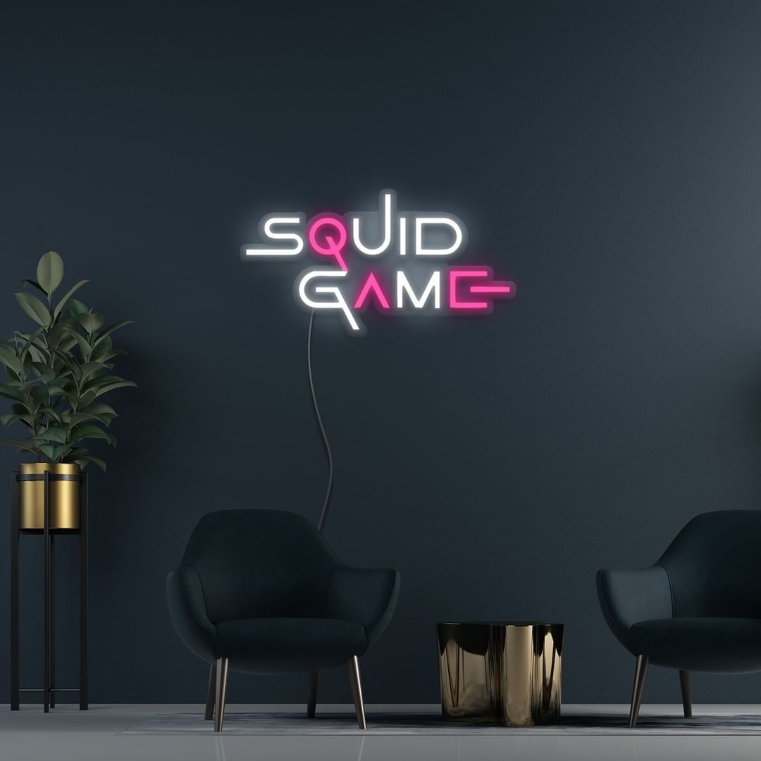 Squid Games Neon Sign