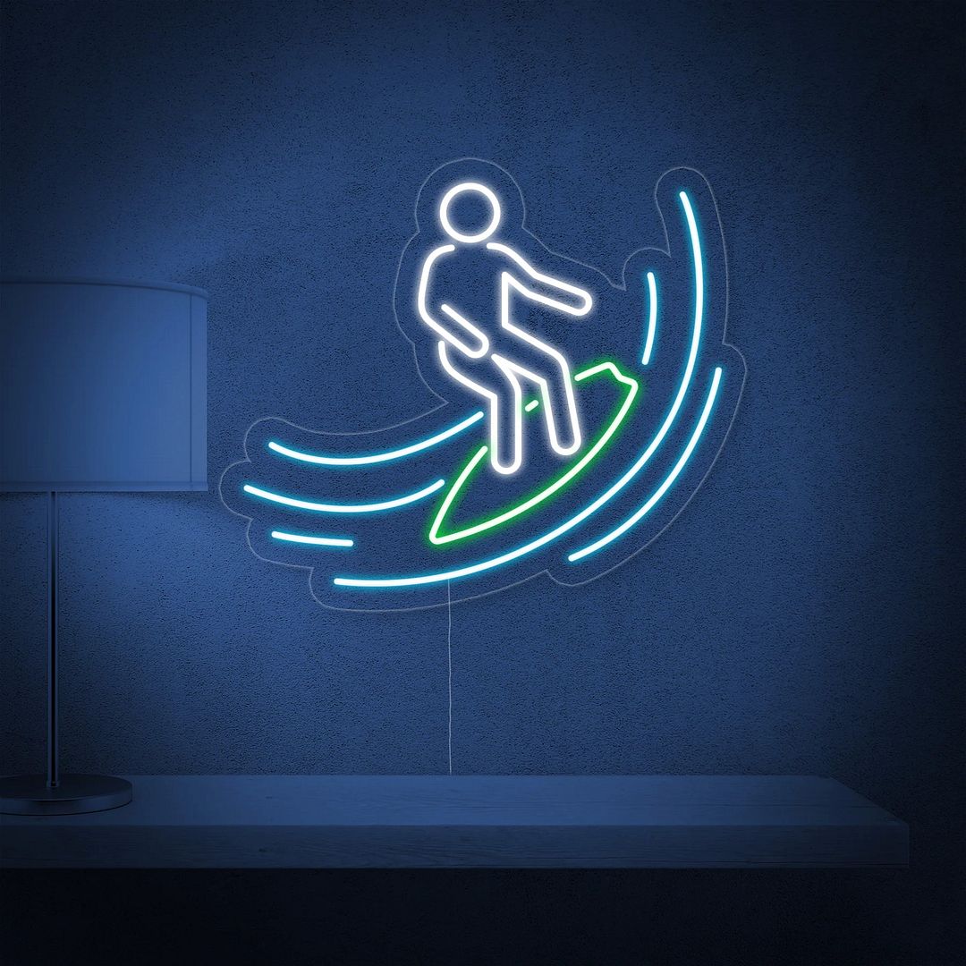 Surfer Neon Sign