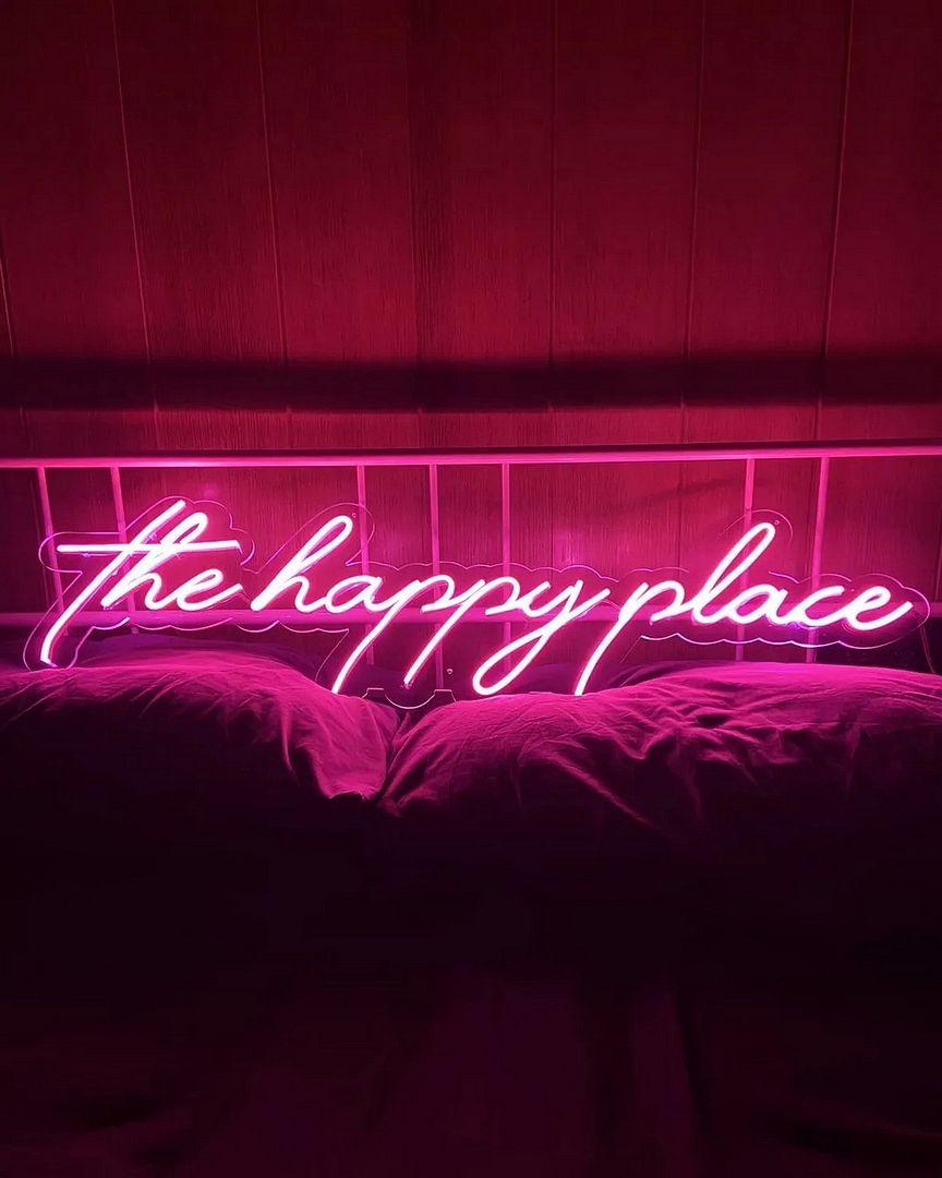 The Happy Place Neon Sign