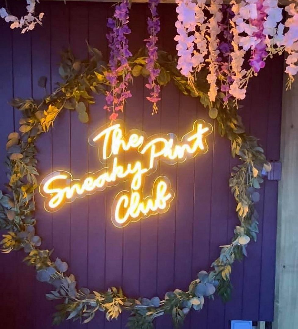 The Sneaky Pint Club Neon Sign