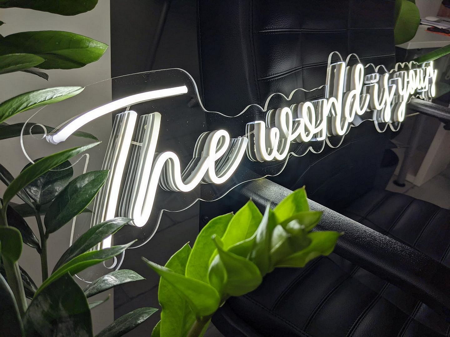 The World is Yours Neon Sign