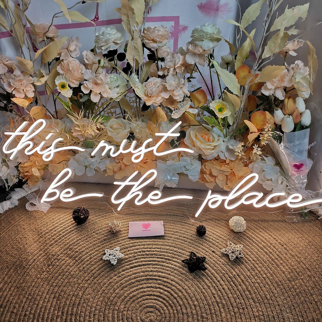 This Must Be The Place Neon Sign