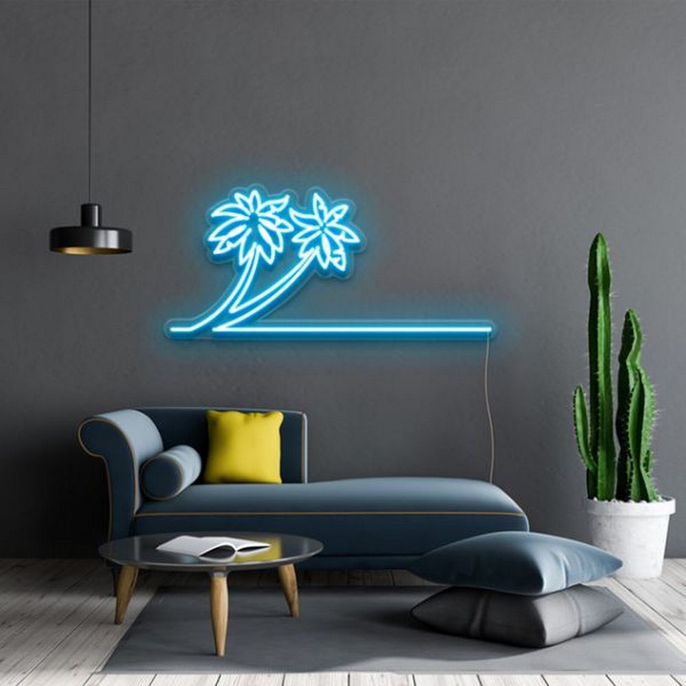Tropical Beach Neon Sign
