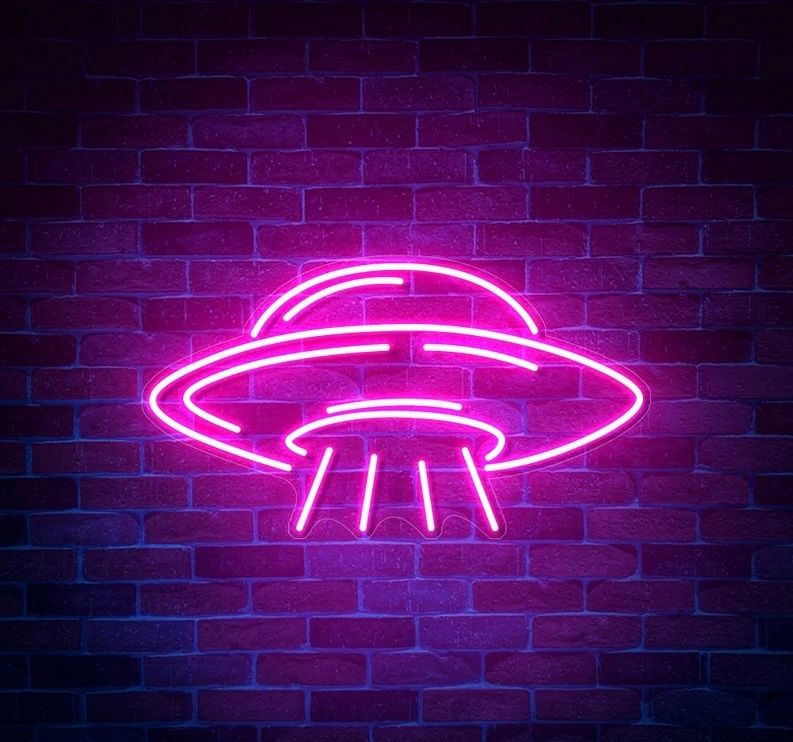 UFO Neon Sign