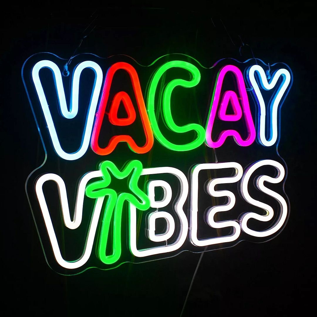 Vacay Vibes Neon Sign
