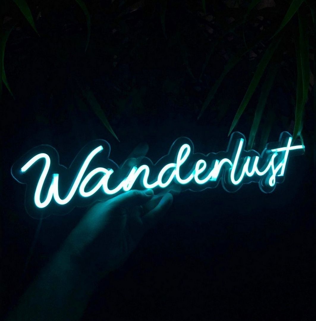 Wanderlust Neon Sign