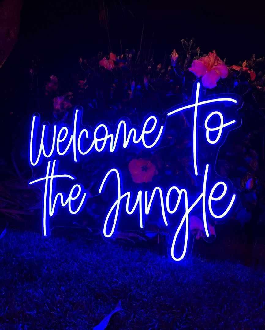 Welcome Neon Sign 18 Colors FREE Remote/Dimmer