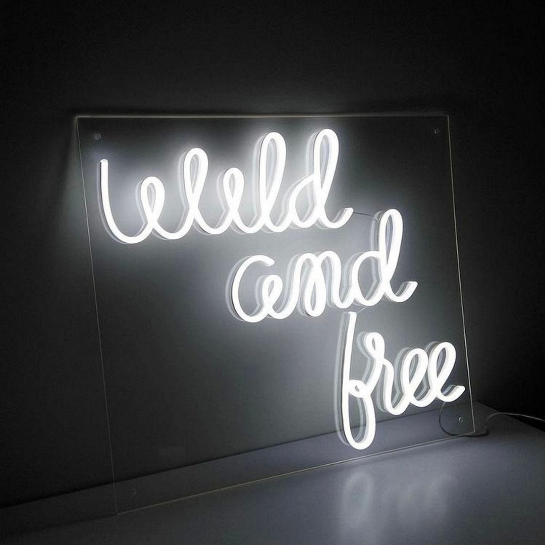 Wild And Free Neon Sign