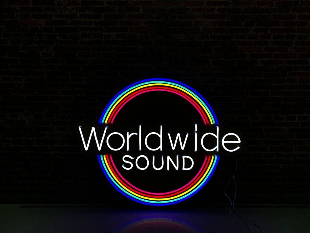 Worldwide Sound Neon Sign