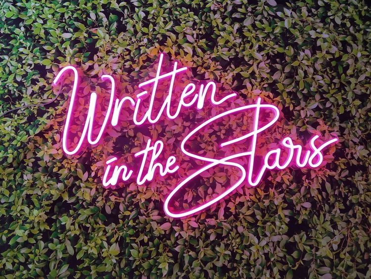 Written in the Stars Neon Sign