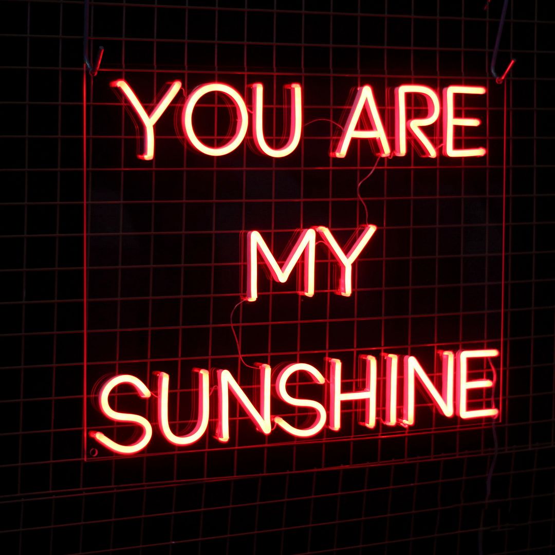 You Are My Sunshine Neon Sign