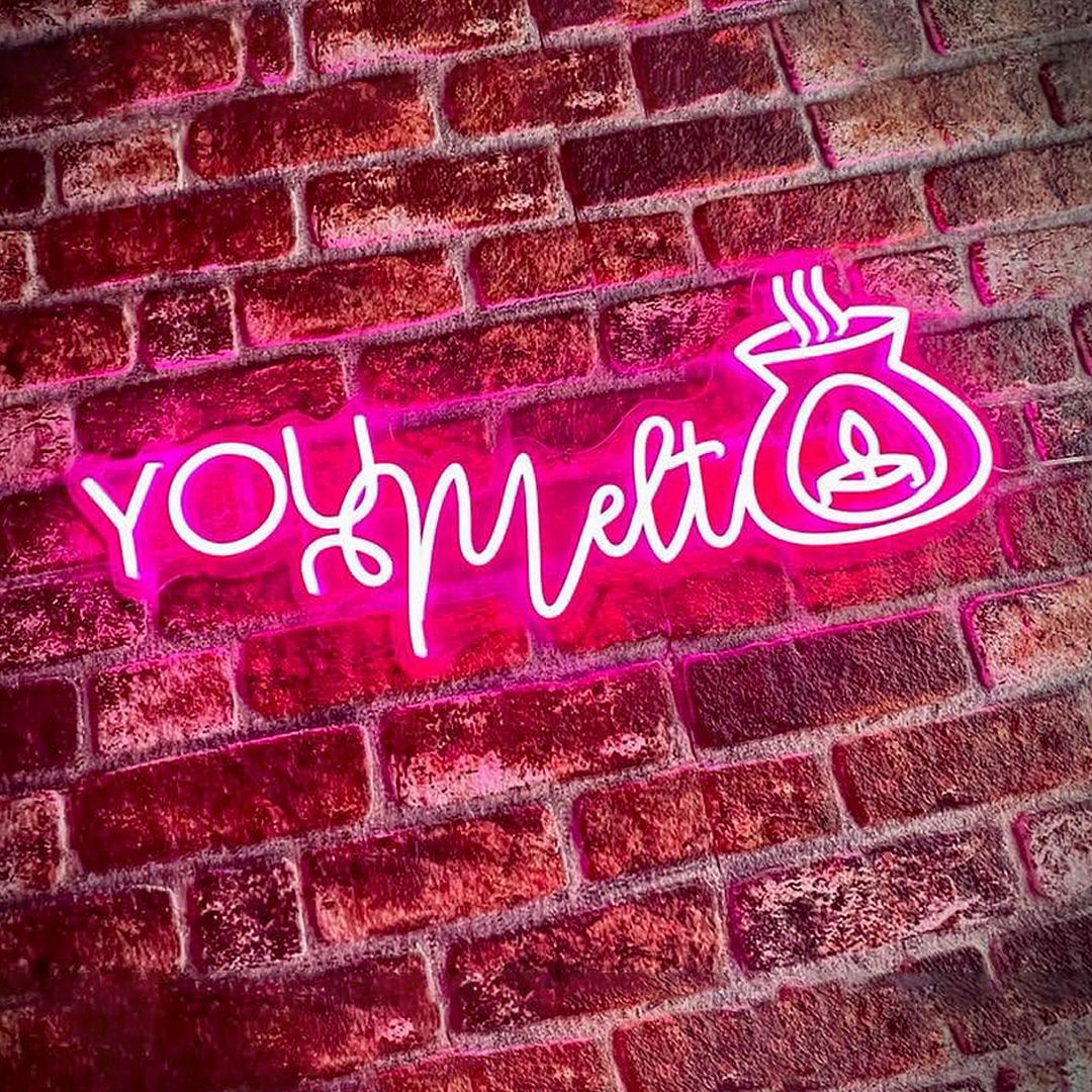You Melt Neon Signs, Neon Lights, LED Neon Signs for Room, Bars Light Up Signs, Cool Neon Light Signs, Neon Wall Lights