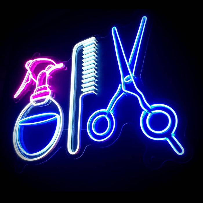 Neon Signs for a Salon, Barbershop or Beauty Studio