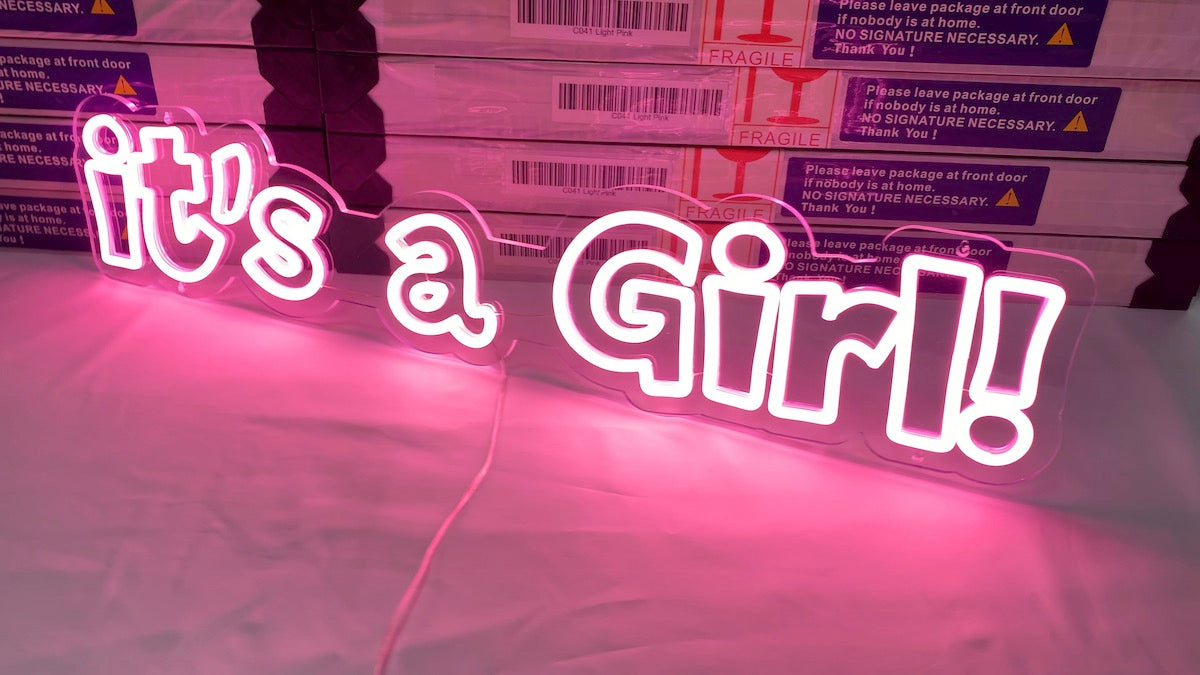 "Without Backplane" vs. "Cut to Shape": Which Backplane Type is Best for Your Custom Neon Sign?