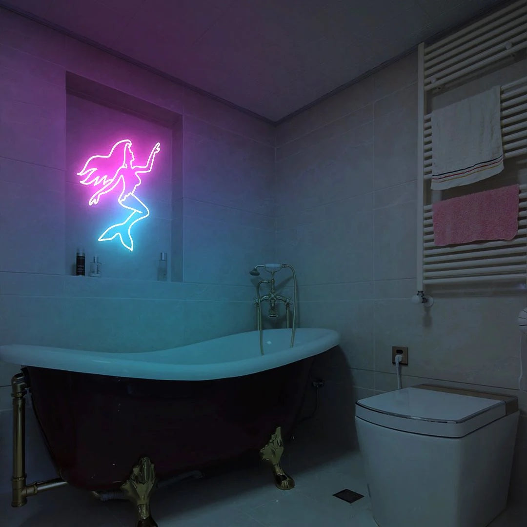Spa Sanctuary or Neon Oasis? Dive into Dazzling Bathroom LED Signs for Every Mood