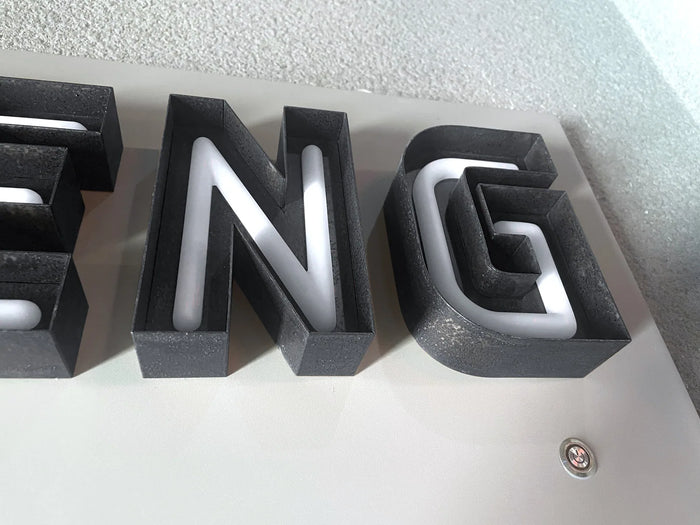 Front Lit Channel Letters: The Workhorse Storefront Sign
