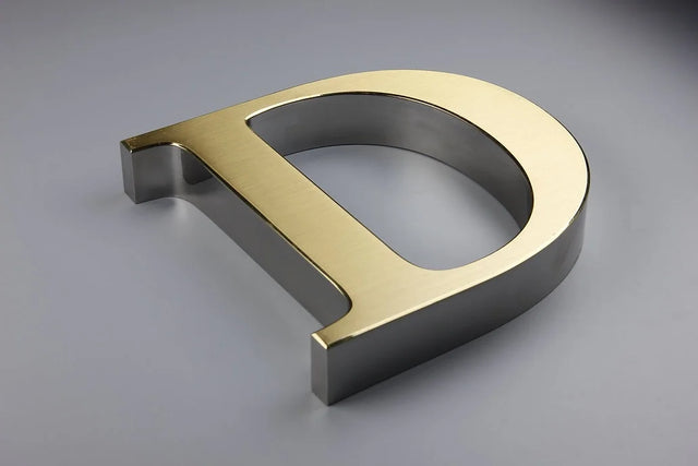3D Metal Letters