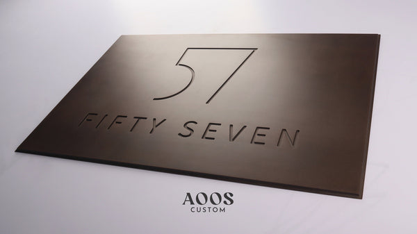 House number signs