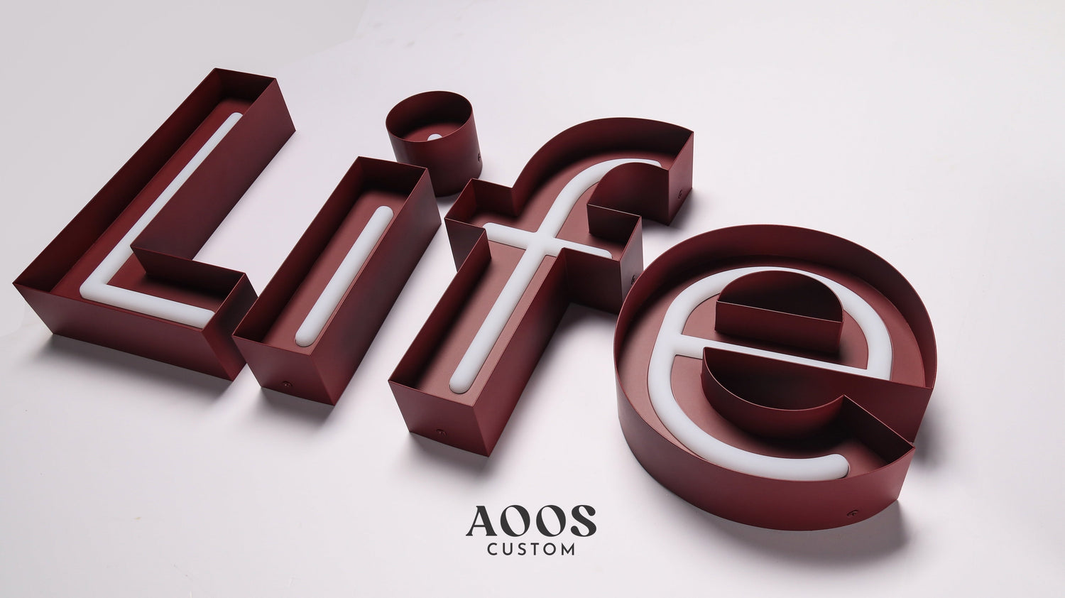 Custom Open Face Neon Channel Letters