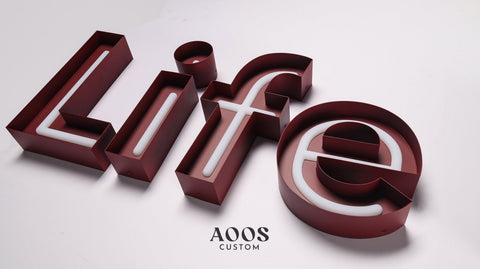Open Face Neon Channel Letters