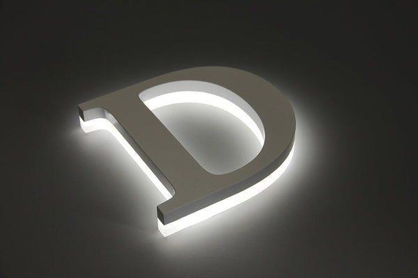 Halo backlit channel letters