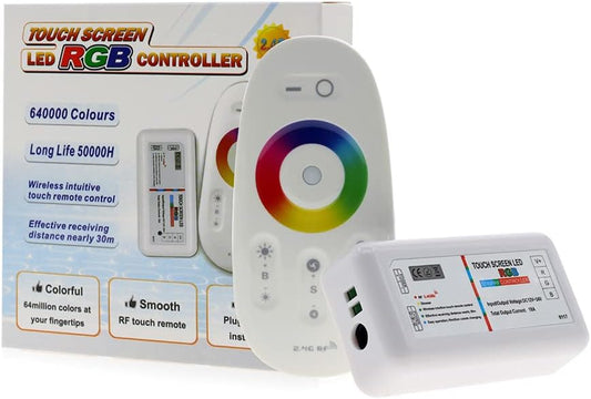 Color Changing Multicolor LED RGB controller with Remote