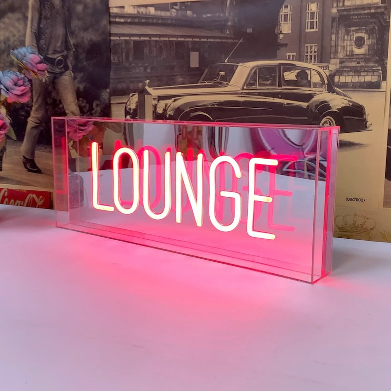 Custom cheap neon box