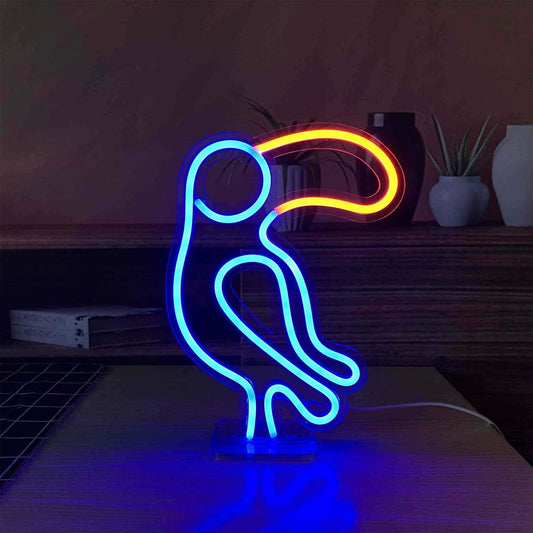 Parrot Small LED Neon Sign light up sign
