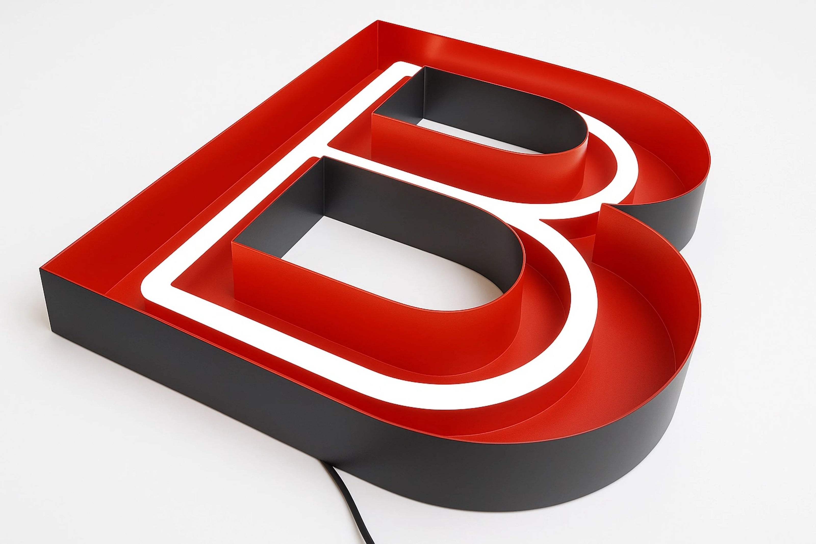 channel letter neon sign custom open face signage for shop office or bar