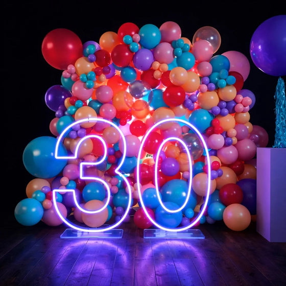 Tabletop freestanding LED neon sign