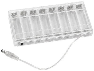 8 x AA battery box for cordless custom LED neon signs at events