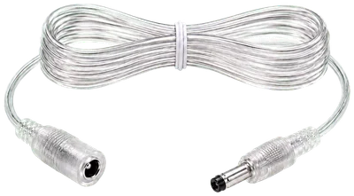 8.2 ft clear extension cable for custom LED neon sign placement