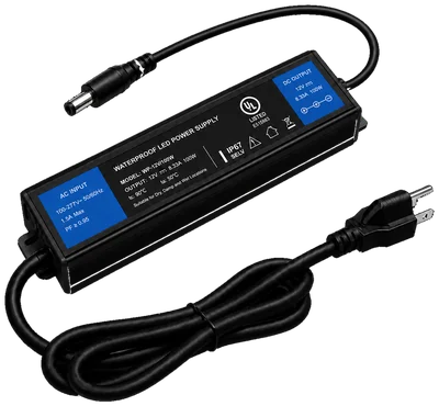 UL-listed power supply adapter included with every custom LED neon sign