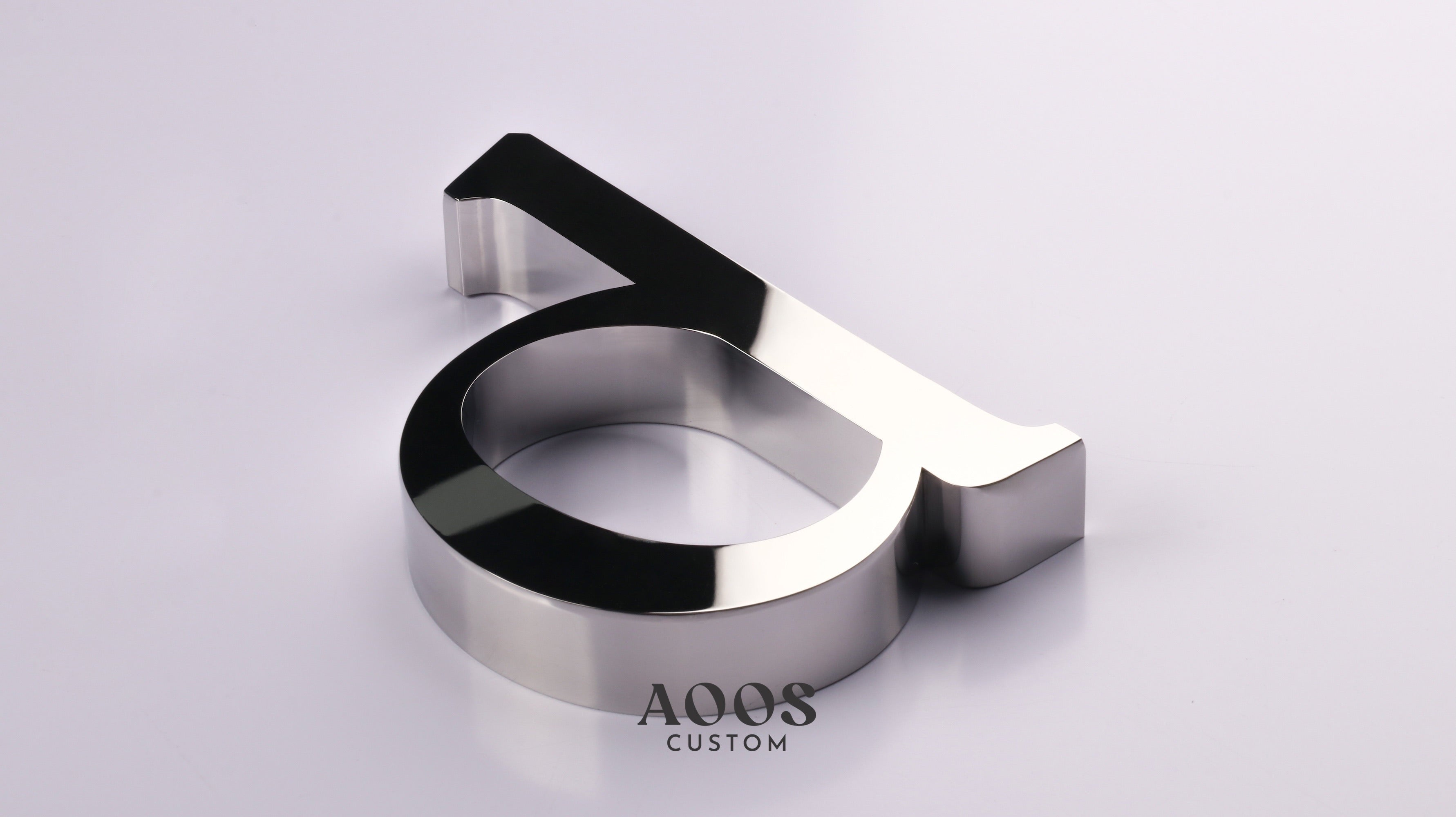 Custom Metal Sign, 3D Stainless Steel Letters for Interior Lobby Wall ...