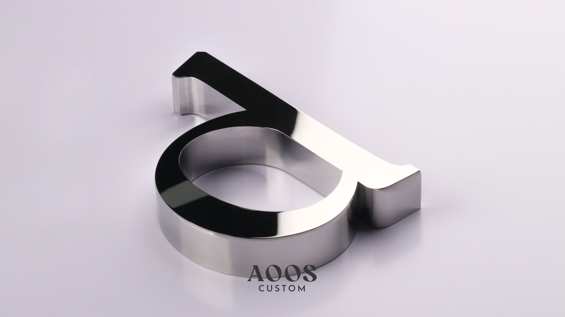 Custom Metal Sign, 3D Stainless Steel Letters for Interior Lobby Wall Logo Signs, Mirror Polished Silver Finish
