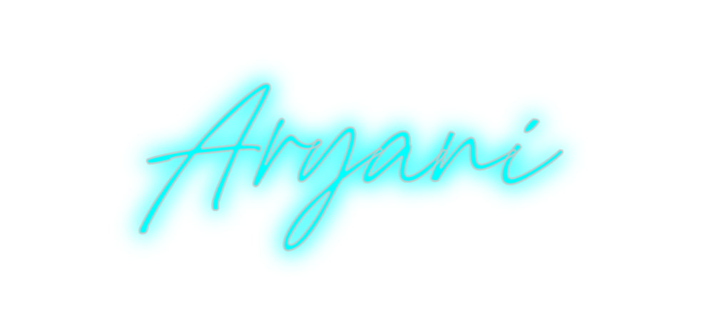 Custom Neon Sign Aryani