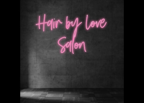 Custom Neon Sign Hair by Love
...