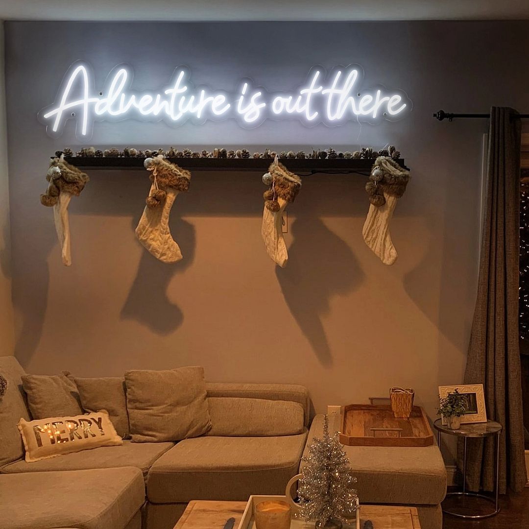 Adventure is Out There Neon Sign
