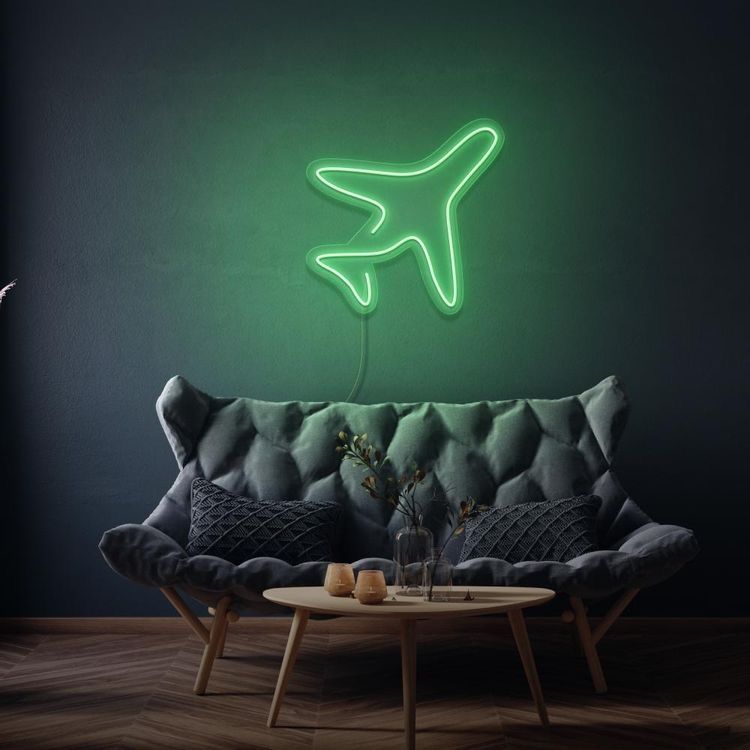 Airplane Neon Sign