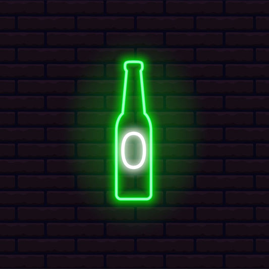 Alcohol Bottle Neon Sign