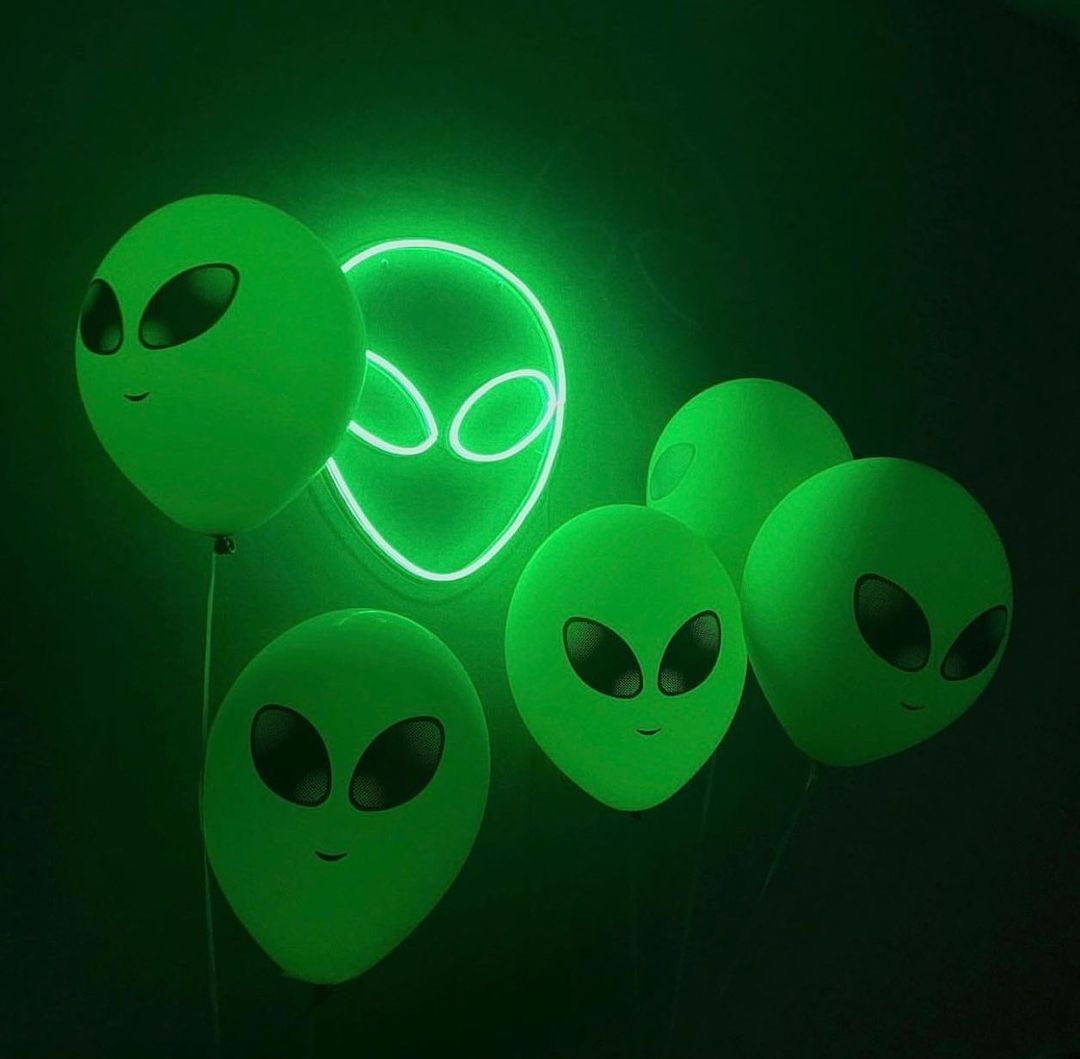 Aliens Neon Sign